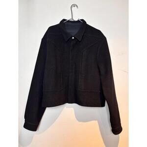Rick Owens Black Porterville Alice Strobe Jacket